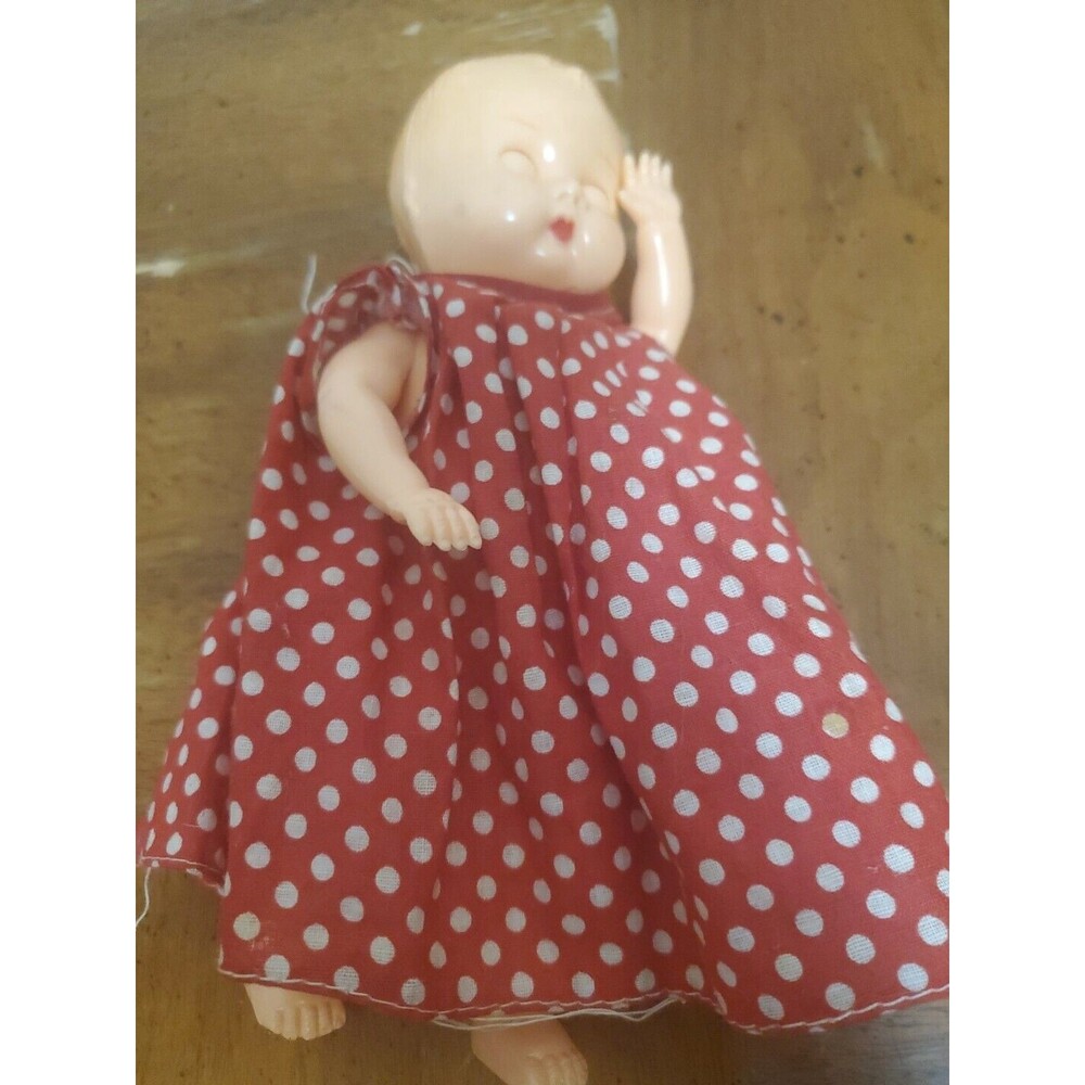 Ideal Baby Mine Boopsie Doll Patent Pending Hard Plastic Sleepy Eye 8" 1950s Vtg - Picture 3 of 4